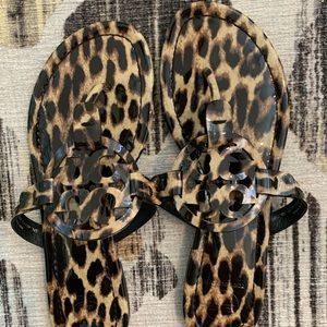 Leopard Tory Burch sandals